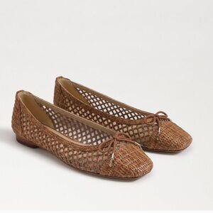 Sam Edelman Brown Woven Flats